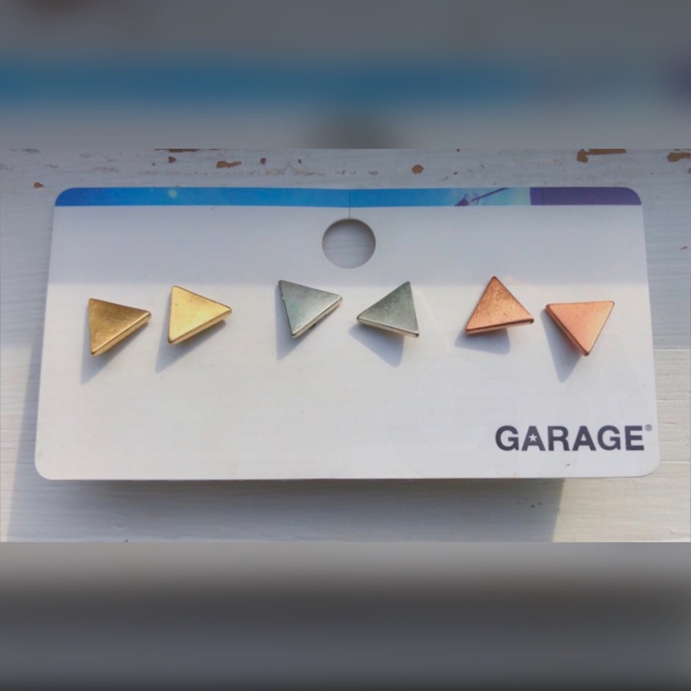 Lori 3-Pack Triangle Earrings